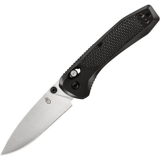 Gerber 30001709 Sedulo Stonewashed Pivot Lock Knife Black Handles