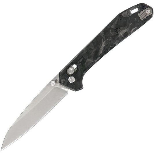 Gerber 1846 Savvy Stonewashed Pivot Lock Knife Carbon Fiber Handles