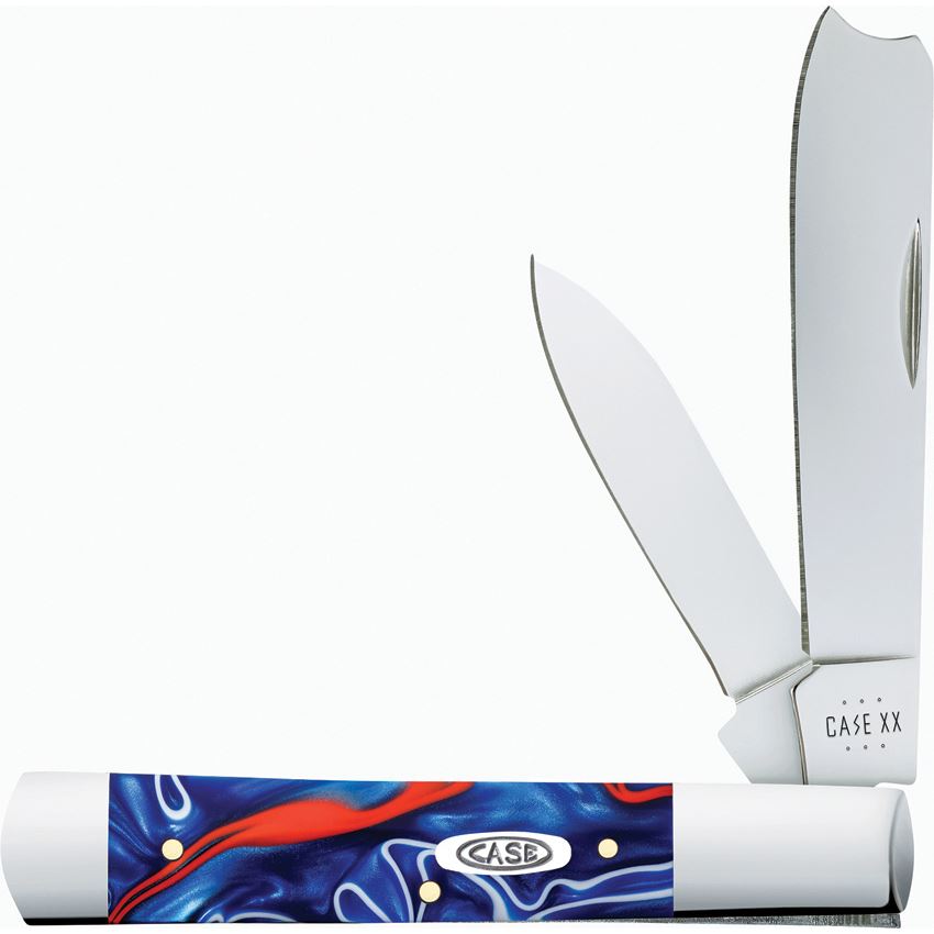 Case XX 11226 Razor Knife Patriot Kirinite Handles