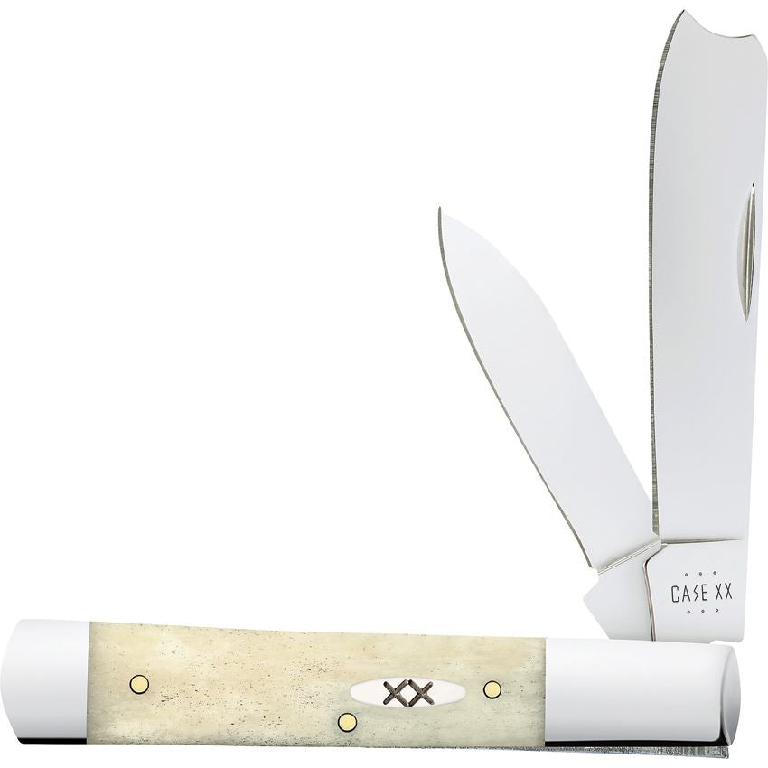 Case XX 13316 Razor Knife Natural Bone Handles