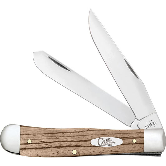 Case XX 25141 Trapper Knife Zebra Wood Handles