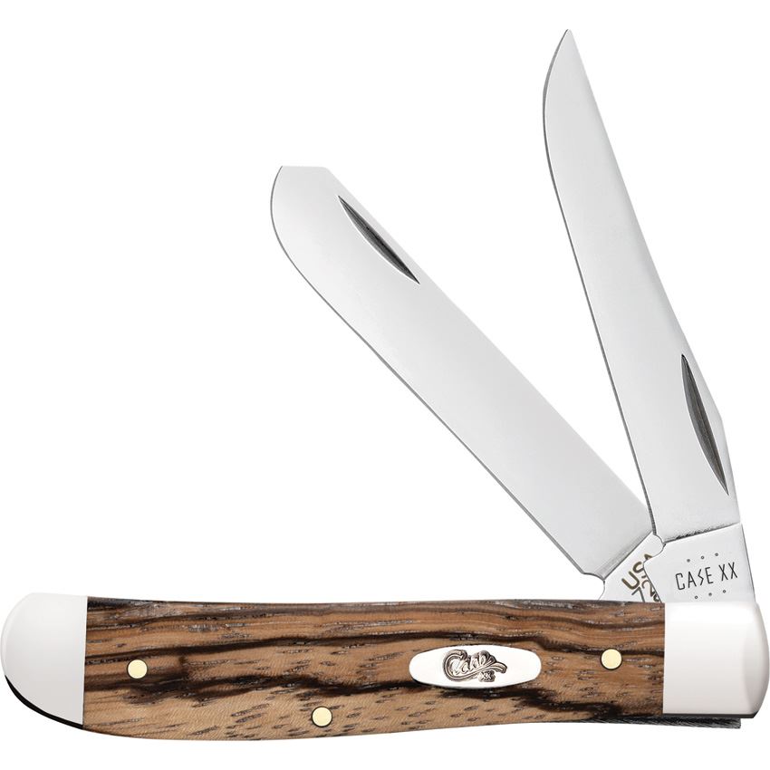 Case XX 25142 Mini Trapper Knife Zebra Wood Handles