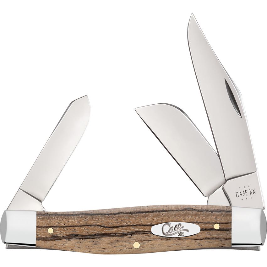 Case XX 25145 Large Stockman Knife Zebra Wood Handles