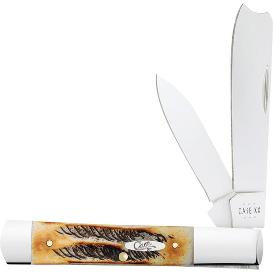 Case XX 65338 Razor Knife 6.5 Bonestag Handles