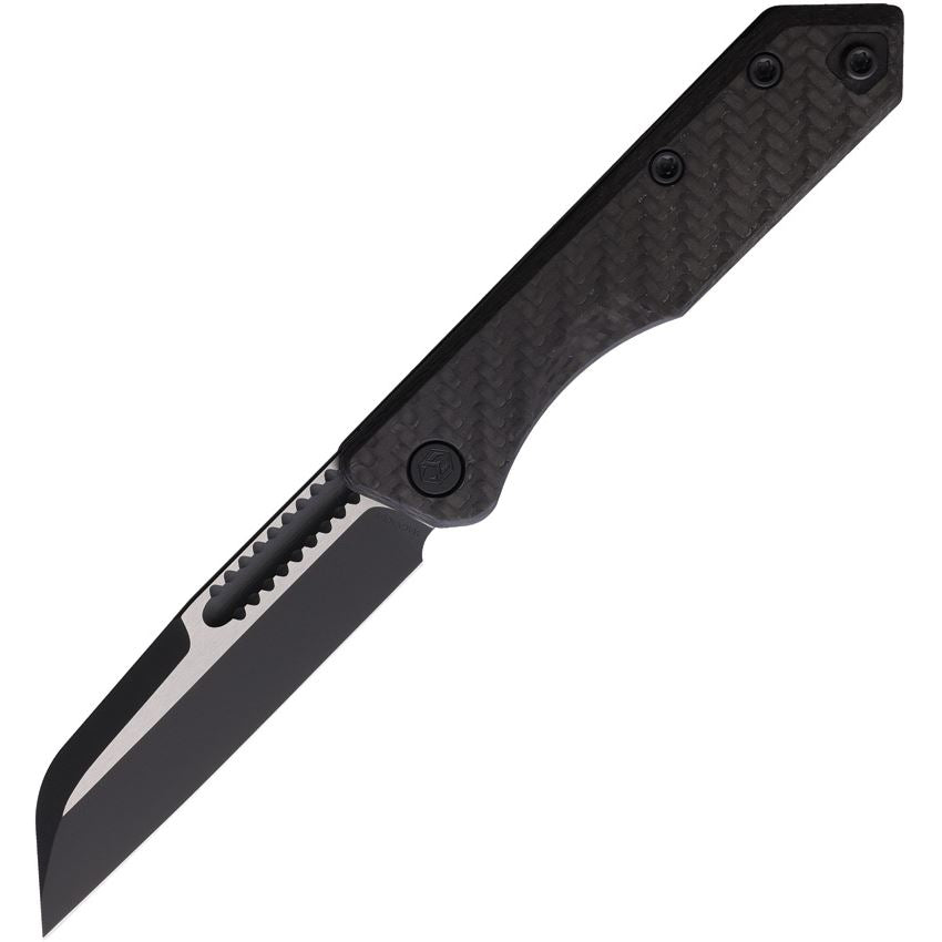 Heretic 01310ACF Jinn Two Toned Slip Joint Knife Carbon Fiber Handles