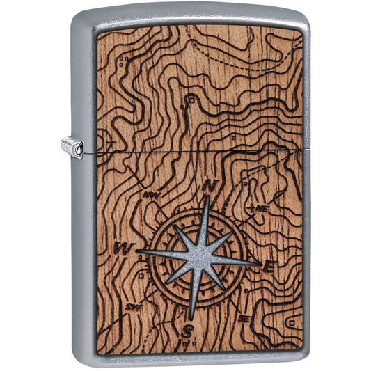 Zippo 11464 WoodChuck Compass Lighter