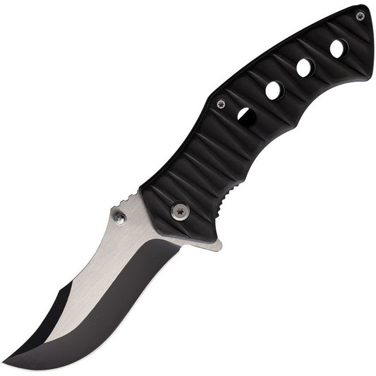 ElitEdge 10A101BS L+R529:R541inerlock Knife Assist Open Black Handles