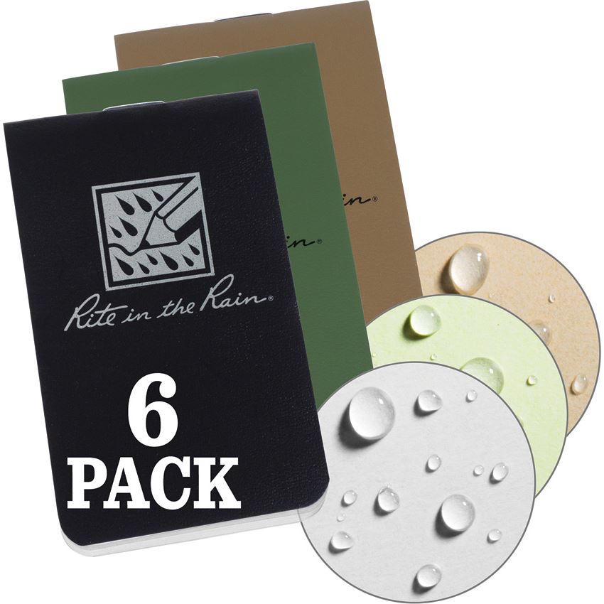 Rite in the Rain OTGTAC OTG Notebook Tactical- 6pk