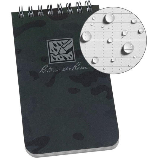 Rite in the Rain NHC35 Top Spiral Camo Notebook 3x5