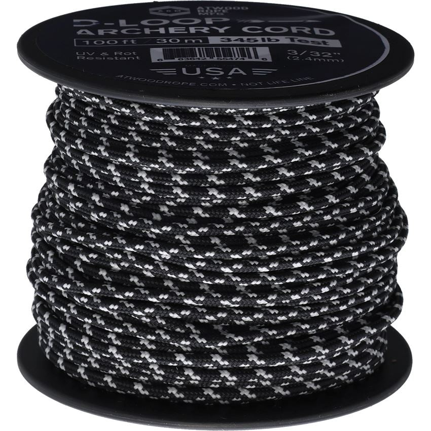 Atwood Rope 1327H D-Loop Cord Black Glow