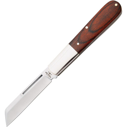 Bear & Son 2180R Large Carbon Steel Barlow Knife Rosewood Handles