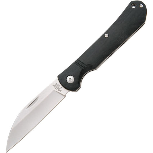 Bear & Son 484GB Wharncliffe Slip Joint Knife Black Handles