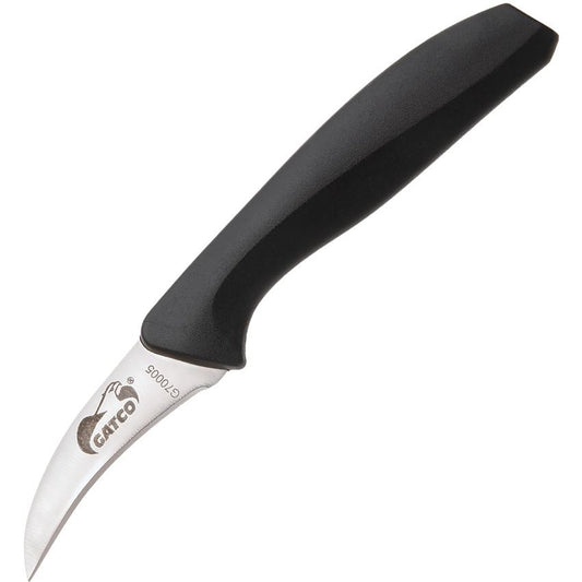 Gatco 70005 Curved Paring Knife Black Handles