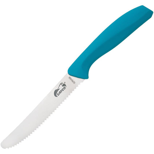 Gatco 70103 Steak Knife Round Teal Handles