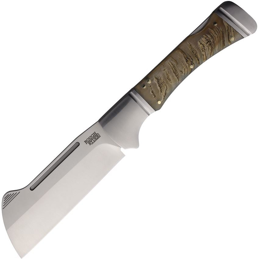 Rough Rider 2589 Big Horn Lockback Knife Ram Horn Handles