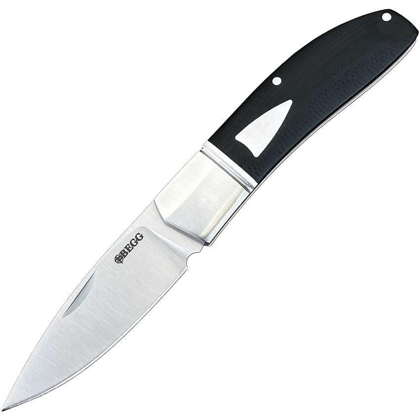 Begg 037 DP Slip Joint Knife Black Handles