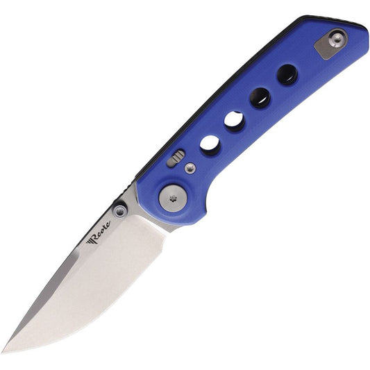 Reate 141 PL-XT Stonewashed Pivot Lock Knife Jade Handles