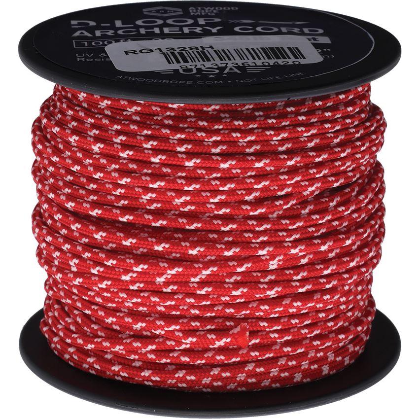 Atwood Rope 1328H D-Loop Cord Red Glow