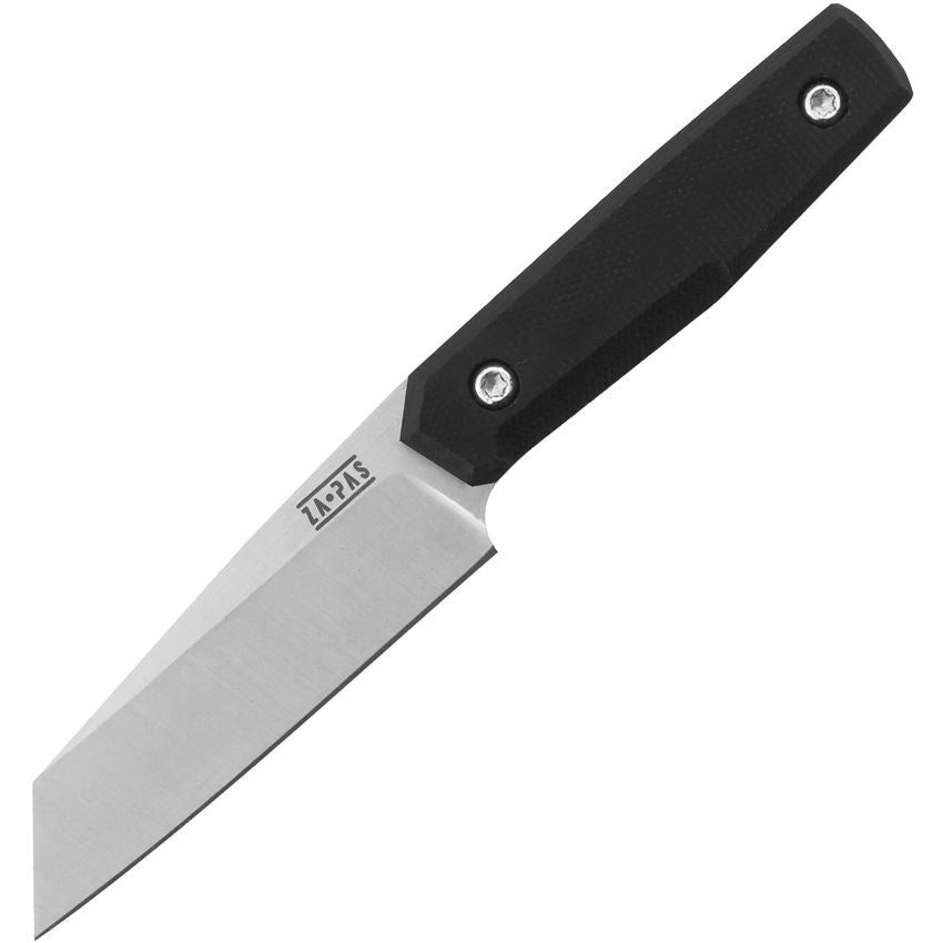 ZA-PAS GEOSGBK Geo Fixed Blade Knife Black Handles