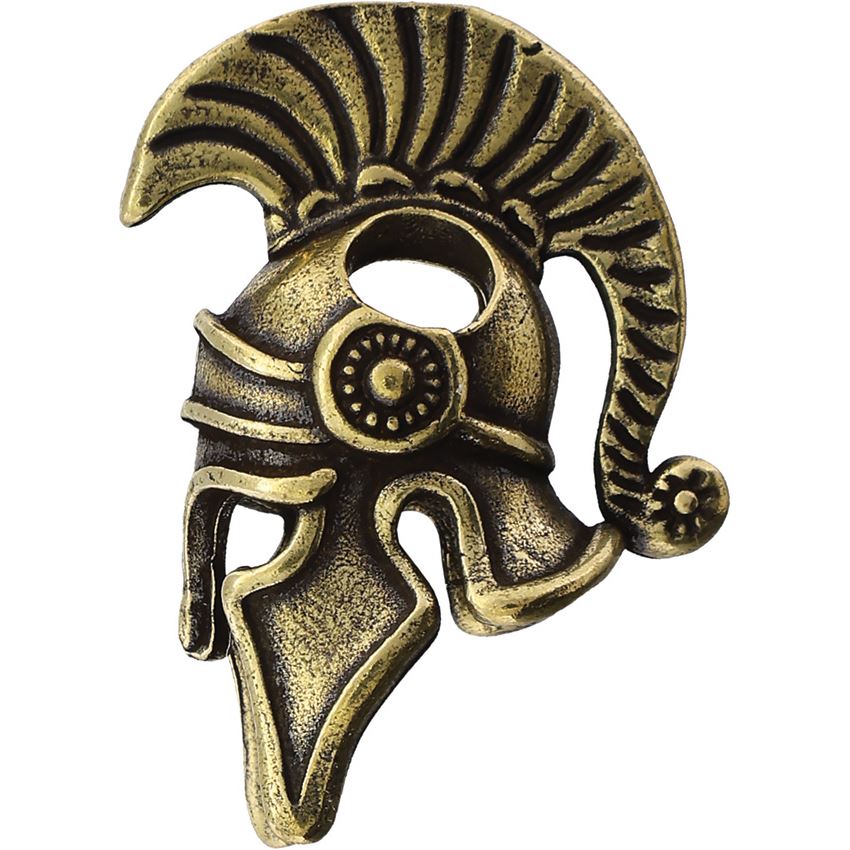 Coeburn BIG092 Brass Spartan Helmet Bead