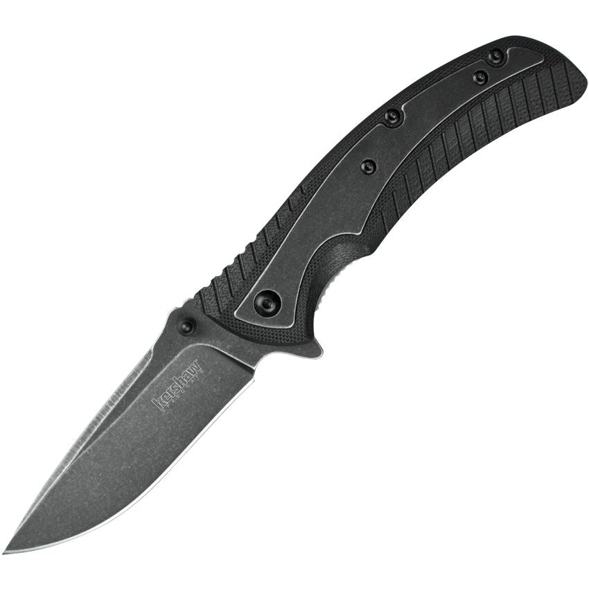 Kershaw 1312BWX Scrip Assist Open Black Linerlock Knife Black Handles