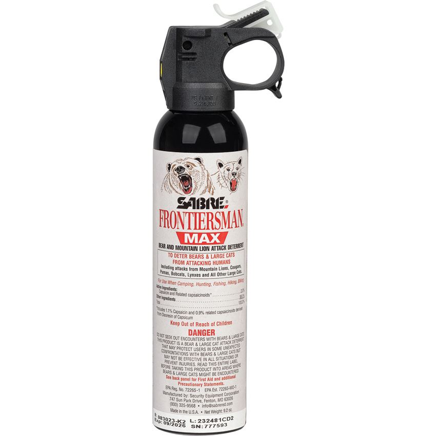 Sabre 95562 Frontiersman Bear Spray 9.2oz