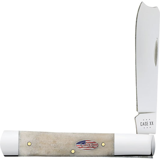 Case XX 14096 Razor Vault Natural Bone