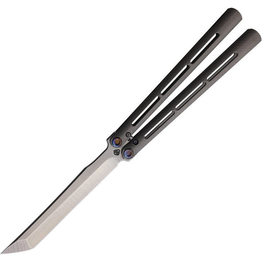 Medford 2164TT01TM Viceroy Tumbled Tanto Butterfly Knife