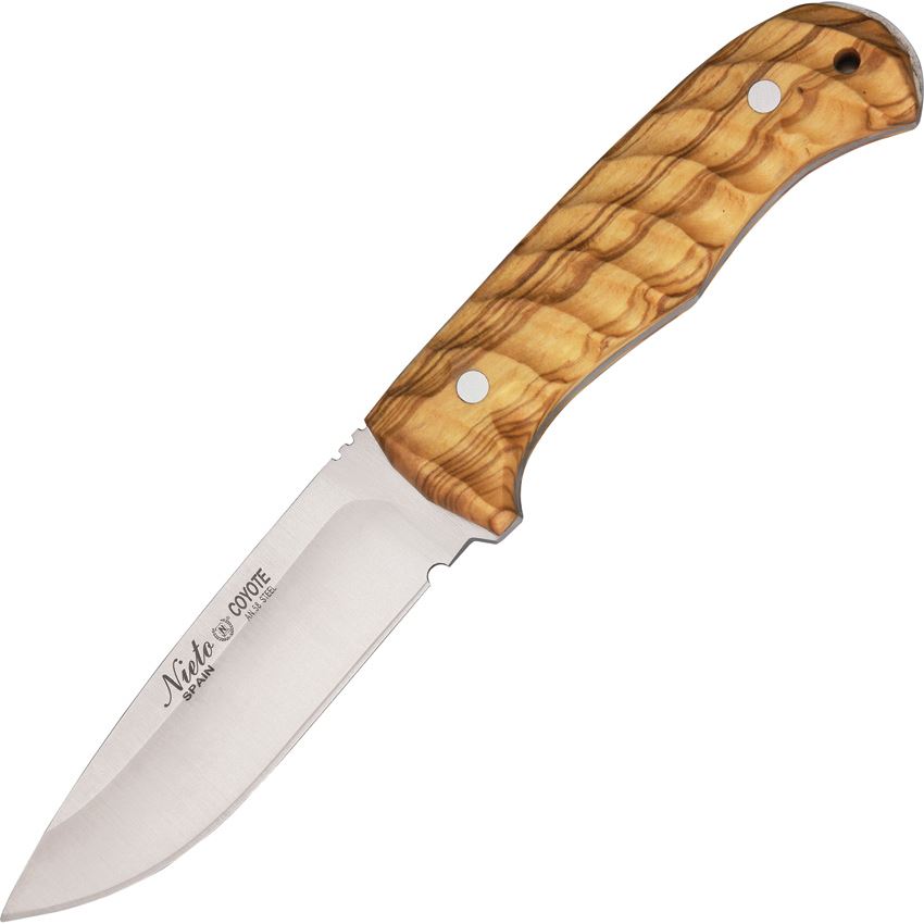 Nieto 2058B Cuchillo Linea Coyote Fixed Blade Knife Bocote