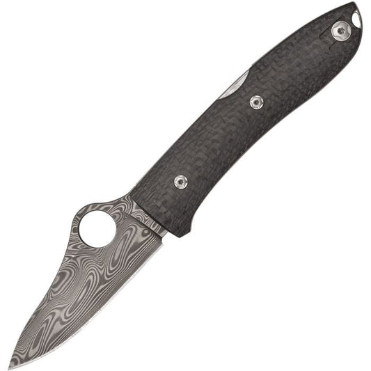 Spyderco 255CFPD SpyOpera Sprint Run Lockback Knife Carbon Fiber Handles