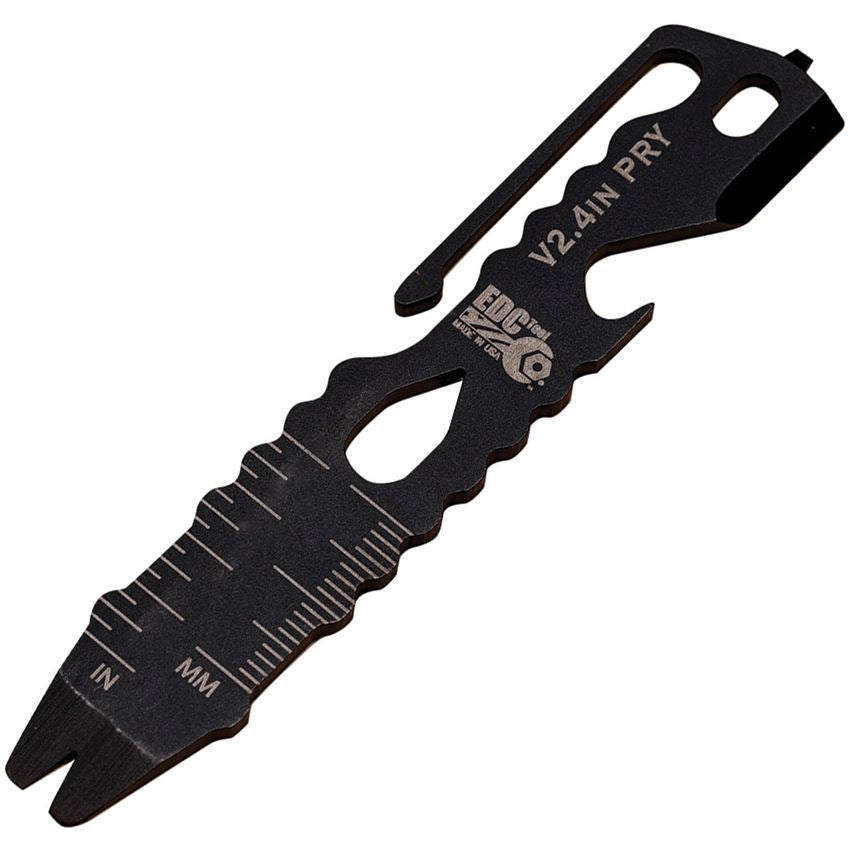 EDC Tool PB4DLC 4 inch Pry Bar Multi Tool Black