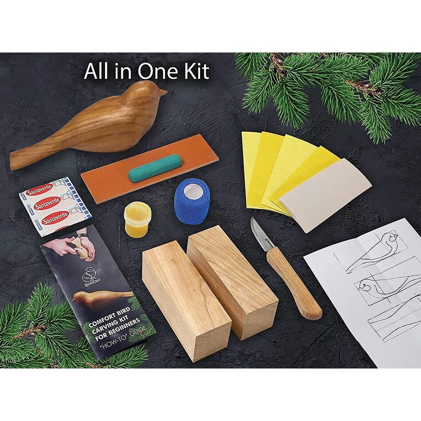 Beavercraft DIY01 Comfort Bird Carving Kit