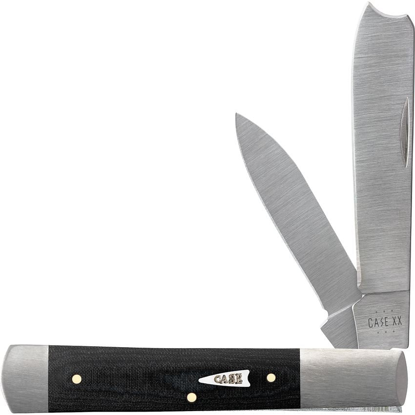 Case XX 27823 Razor Knife Black Micarta Handles