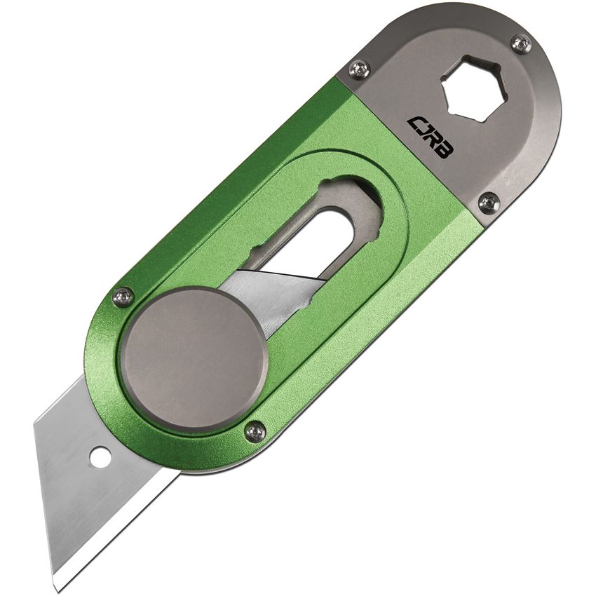 CJRB 1941GGN Breeze EDC Tool Carbon Green Handles