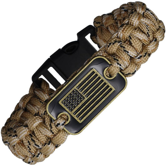 Coeburn 3010 Paracord Bracelet Flag Emblem