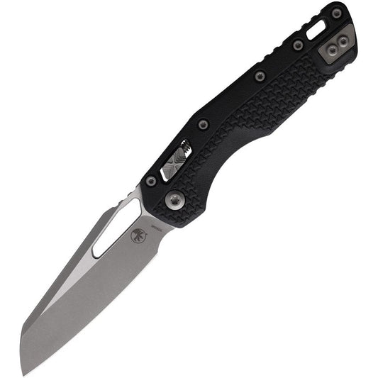 Microtech 210T10APPMBK MSI Apocalyptic Ram-Lok Knife Tri Grip Black Handles