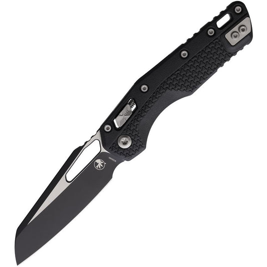 Microtech 210T1PMBK MSI Two-Tone Ram-Lok Knife Tri Grip Black Handles