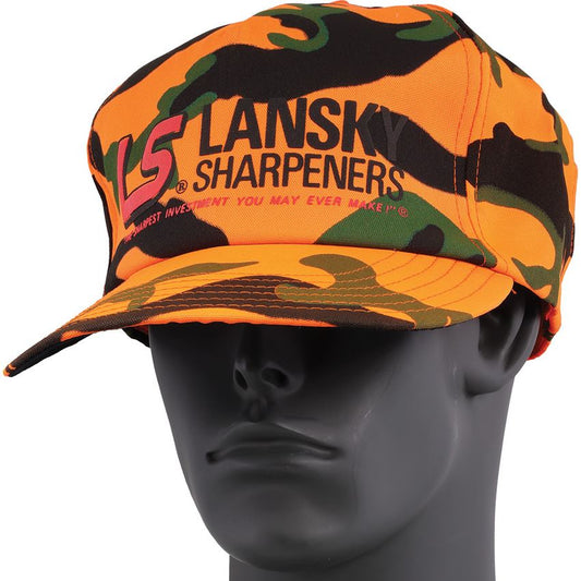 Lansky HAT2 Baseball Cap Orange Camo