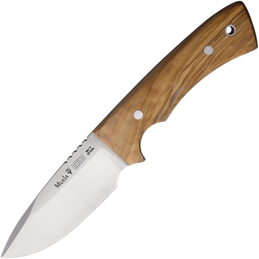 Muela 98101 Rhino Fixed Blade Knife Olive Wood Handles