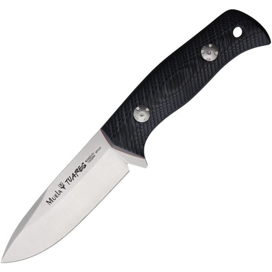 Muela 98368 Tuareg Fixed Blade Knife Black Micarta Handles