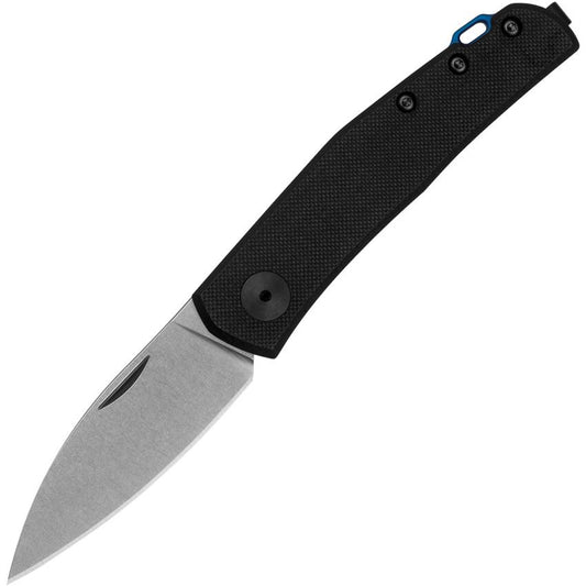 Zero Tolerance 0235G10 Model 0235 Stonewash Slip Joint Knife Black Handles