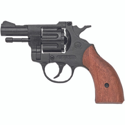 Wood Grip Olympic 6MM Blank Firing Revolver