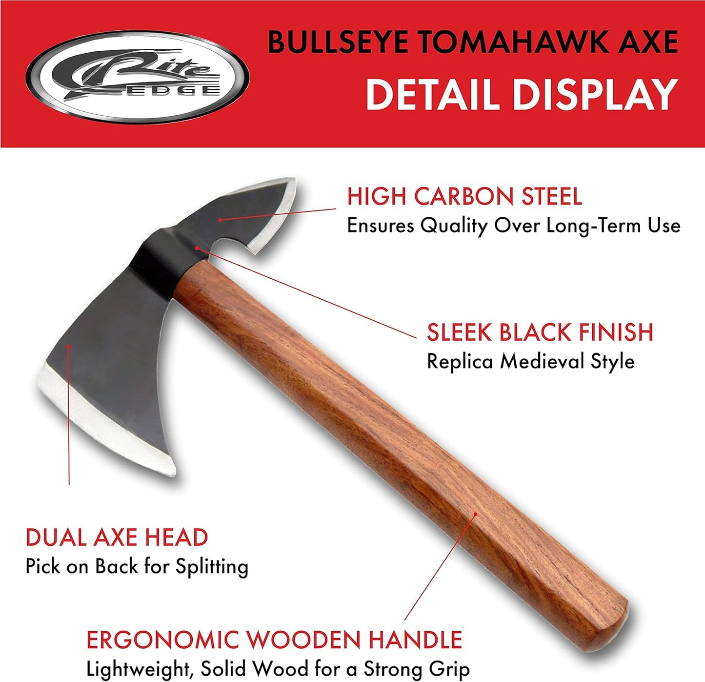 Bullseye Throwing Tomahawk Axe