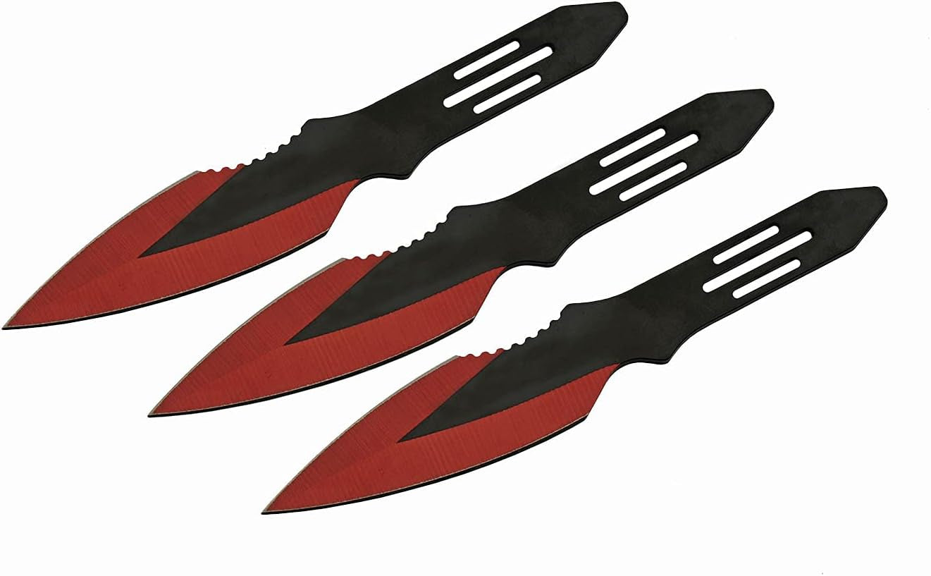 5.5" Mini 3 Piece Throwing Knife Set with Nylon Sheath