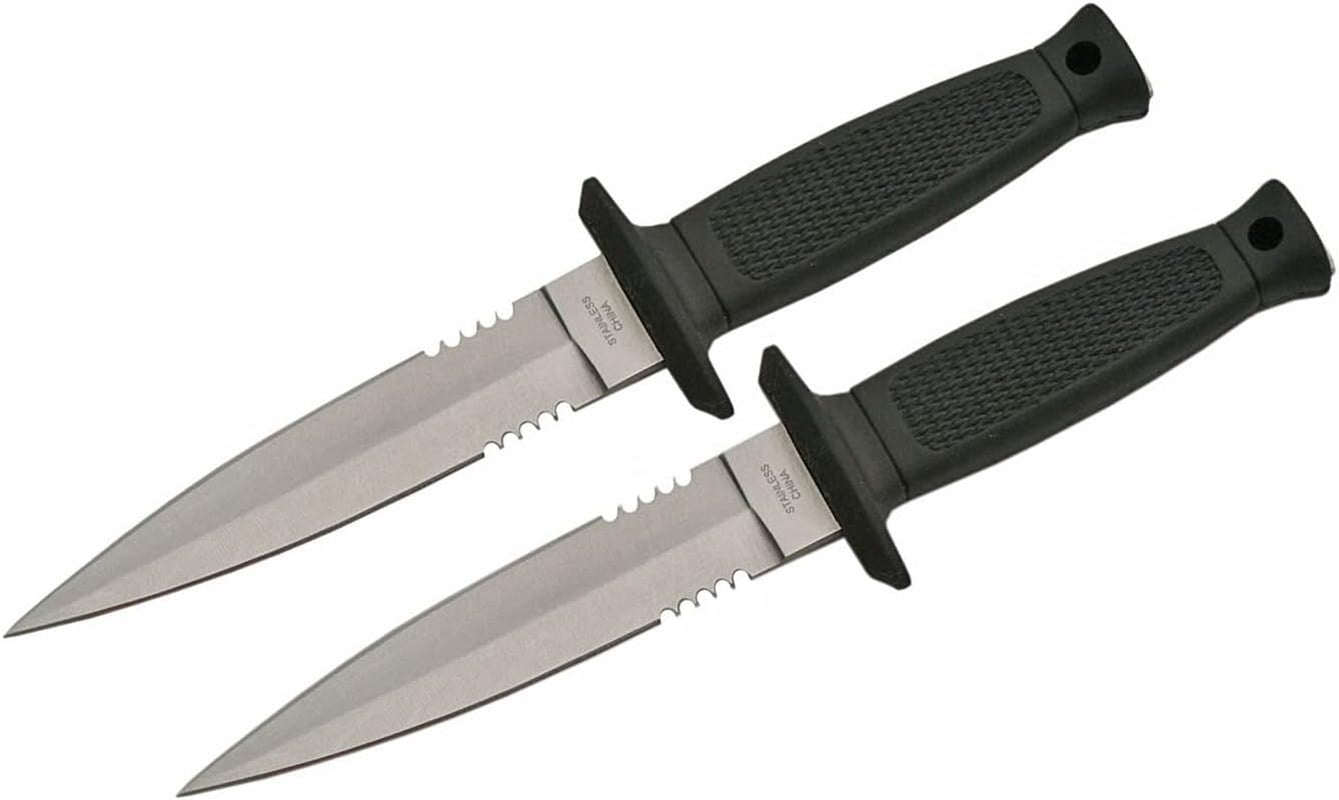 7” Throwing Knife 2-Piece Set with Nylon Sheath