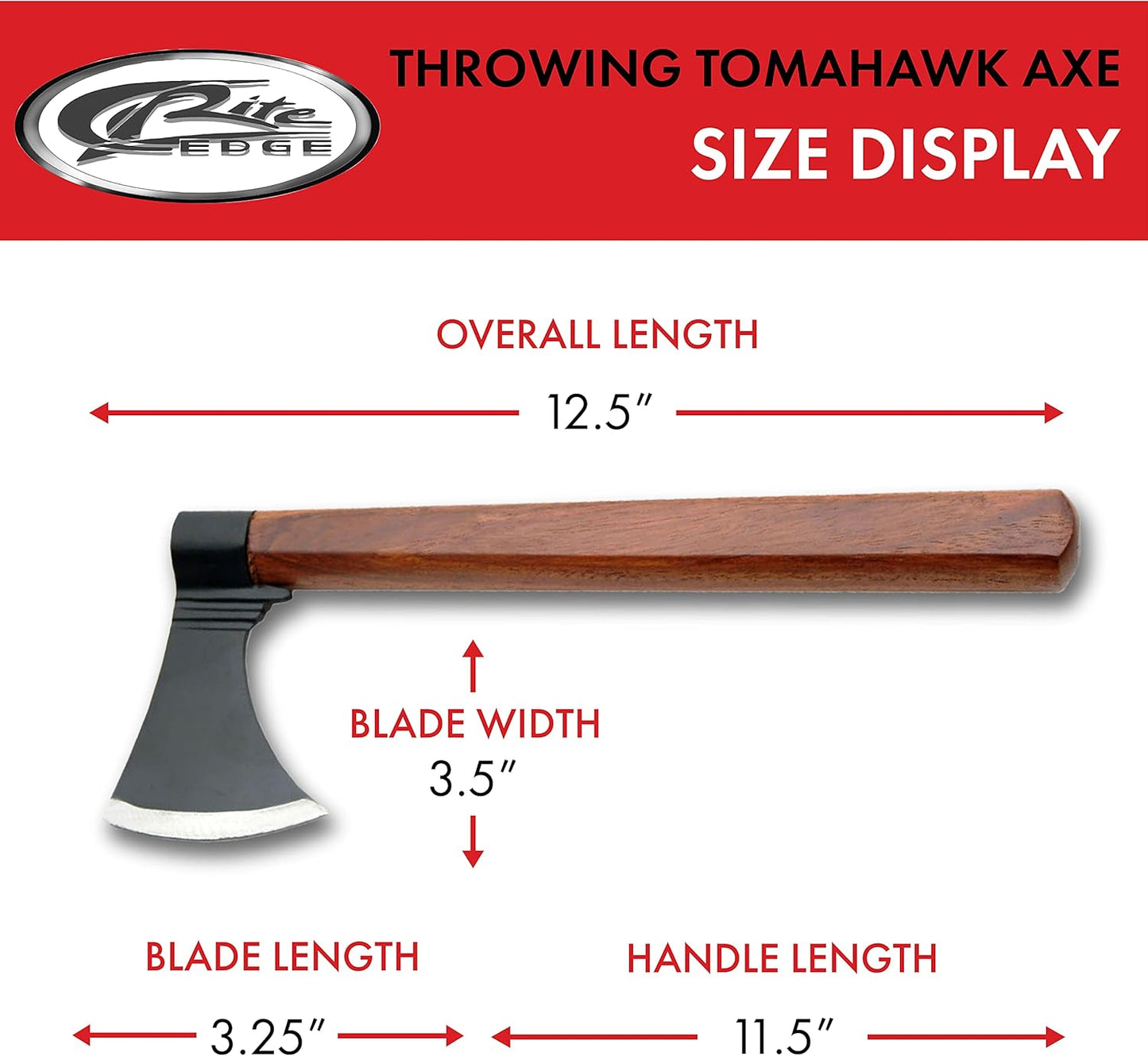 Throwing Tomahawk Axe, Black