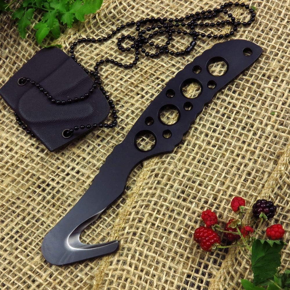 211140 Belt Cutter/Guthook Neck Knife