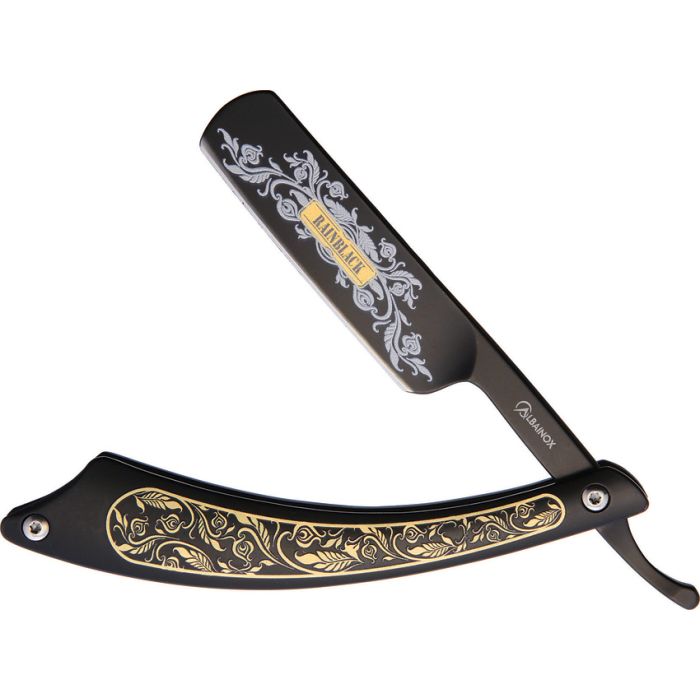 Albainox Rainblack Straight Razor