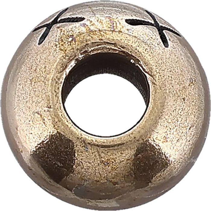 AuCon Small Smiley Bead Bronze