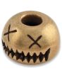 AuCon Smiley Bead Bronze